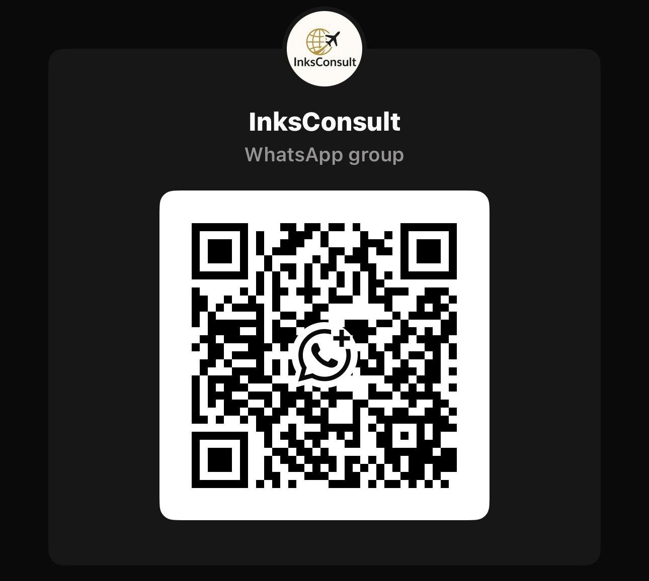 InksConsult WhatsApp Group QR Code